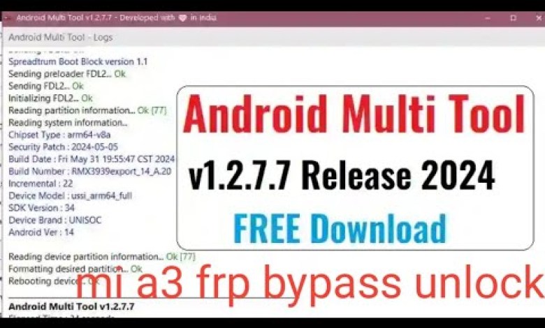 Xiaomi mi a3 frp bypass unlock Android multi tool Xiaomi mi a3 frp bypass unlock Android multi tool