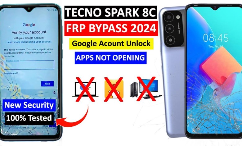 Tecno Spark 8/8C KG5J FRP Bypass Android 11/12 New Tecno Spark 8/8C KG5J FRP Bypass Android 11/12 New