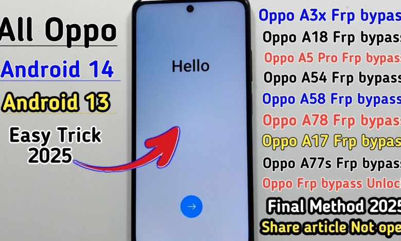 Unlocking Secrets: Discover the All-New Oppo FRP Bypass for Android 13/14/15 – No PC Needed! Unlocking Secrets: Discover the All-New Oppo FRP Bypass for Android 13/14/15 – No PC Needed!