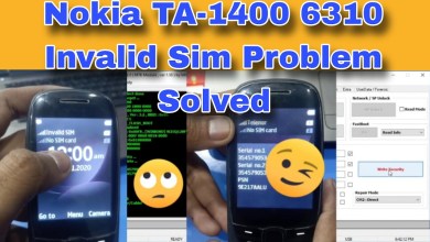 Nokia 6310 Invalid Sim Problem Fixed | Nokia TA-1400 Nokia 6310 Invalid Sim Problem Fixed | Nokia TA-1400