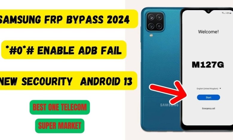 Samsung M12(M127G)Android 13 New Security Google Samsung M12(M127G)Android 13 New Security Google