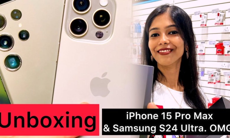 iPhone 15 Pro or Samsung S24 Ultra|Unboxing My New iPhone 15 Pro or Samsung S24 Ultra|Unboxing My New