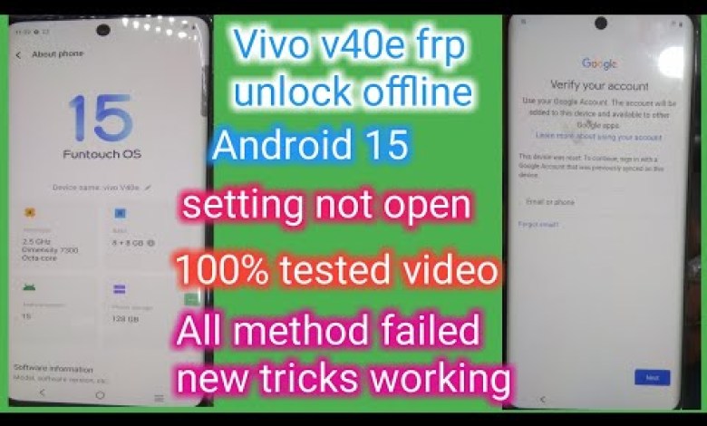Uncover the Secret: Easy Vivo V40e FRP Bypass for Android 15 | Vivo FRP Unlock Tutorial Uncover the Secret: Easy Vivo V40e FRP Bypass for Android 15 | Vivo FRP Unlock Tutorial