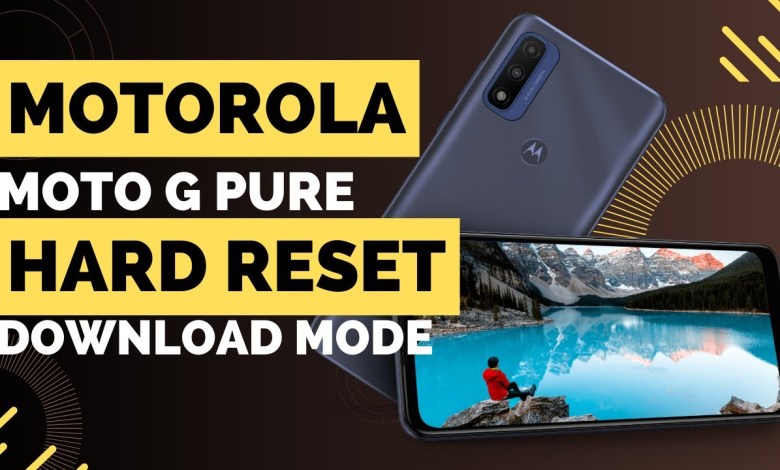 MOTOROLA MOTO G PURE 2022 HARD RESET FORMATTING MOTOROLA MOTO G PURE 2022 HARD RESET FORMATTING