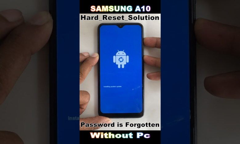 Forgot Screen Lock? Samsung A10 (A105) Hard Reset Forgot Screen Lock? Samsung A10 (A105) Hard Reset