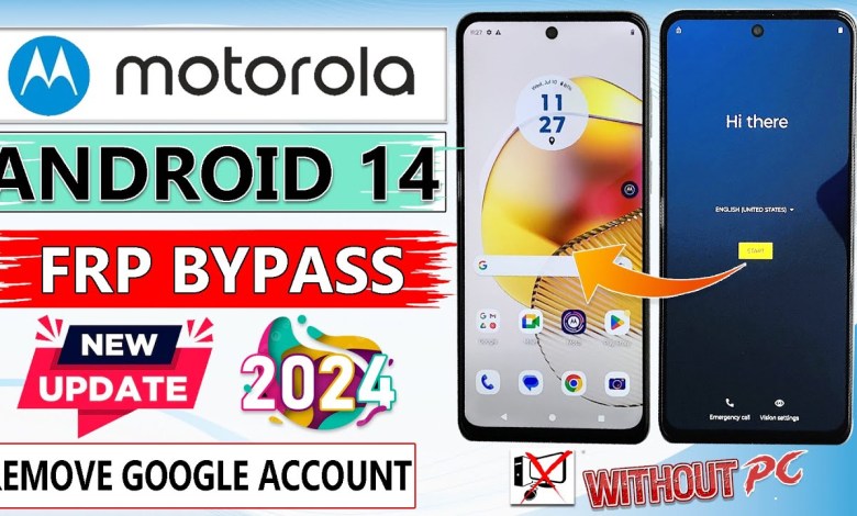 All Motorola Android 14 FRP Bypass Without PC 2024 All Motorola Android 14 FRP Bypass Without PC 2024