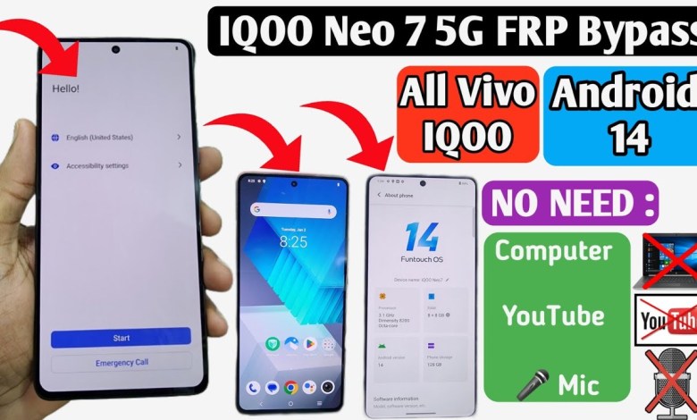 IQOO Neo 7 5G FRP Bypass | Android 14 | IQoo Vivo Frp IQOO Neo 7 5G FRP Bypass | Android 14 | IQoo Vivo Frp