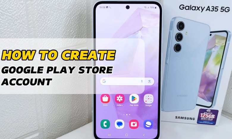 Samsung A35 5G | How To Create Google Play Store Samsung A35 5G | How To Create Google Play Store