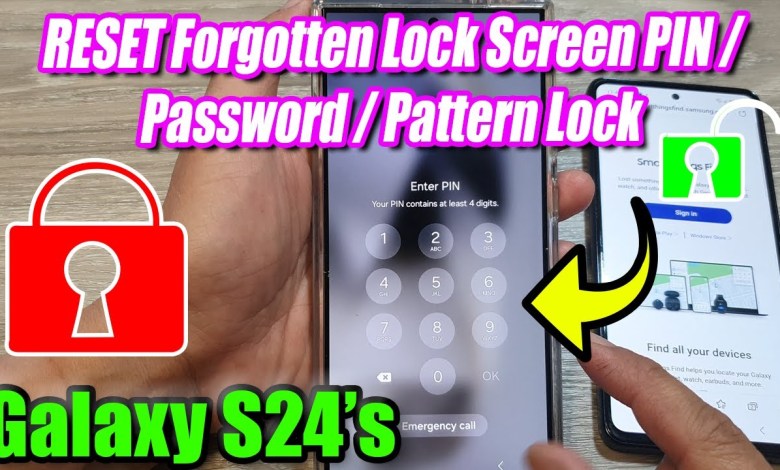 Galaxy S24/S23/S22: How to RESET Forgotten Lock Screen Galaxy S24/S23/S22: How to RESET Forgotten Lock Screen