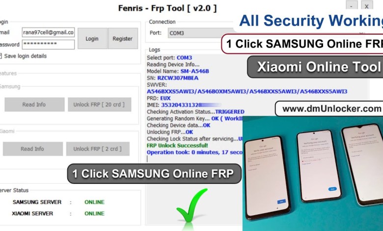 Best Online FRP Tool | Fenris FRP Tool Credit | SAMSUNG Best Online FRP Tool | Fenris FRP Tool Credit | SAMSUNG