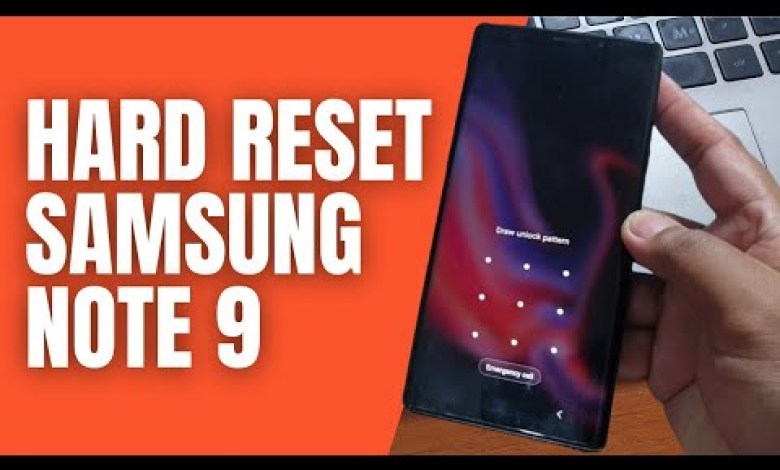How to Hard Reset Samsung Galaxy Note 9 Remove Pin How to Hard Reset Samsung Galaxy Note 9 Remove Pin