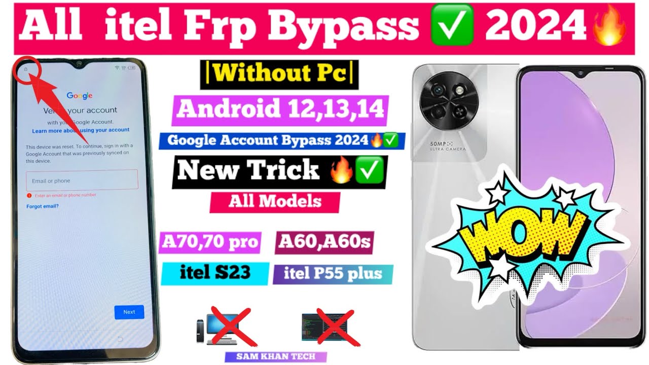 All itel Frp Bypass 2024| A70,A70 Pro ,A60,A60s,itel All itel Frp Bypass 2024| A70,A70 Pro ,A60,A60s,itel