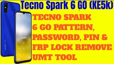 Tecno Spark 6 Go Pattern, Password, Pin & FRP Lock Tecno Spark 6 Go Pattern, Password, Pin & FRP Lock