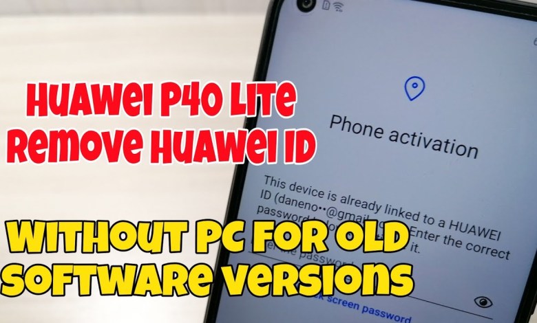 Huawei P40 lite JNY-LX1 (C432), Remove Huawei ID, Huawei P40 lite JNY-LX1 (C432), Remove Huawei ID,