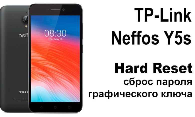 TP-Link Neffos Y5s. Reset pattern key or TP-Link Neffos Y5s. Reset pattern key or