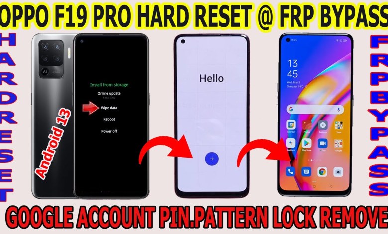 oppo 19 pro hard reset & frp bypass Android 13 Without oppo 19 pro hard reset & frp bypass Android 13 Without