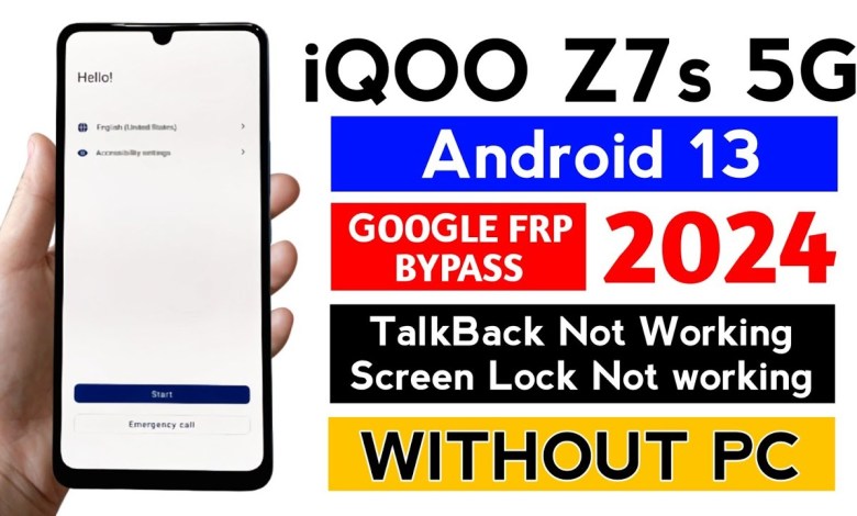 iQOO Z7s 5G (I2223) Gmail Frp Bypass Android 13 WITHOUT iQOO Z7s 5G (I2223) Gmail Frp Bypass Android 13 WITHOUT