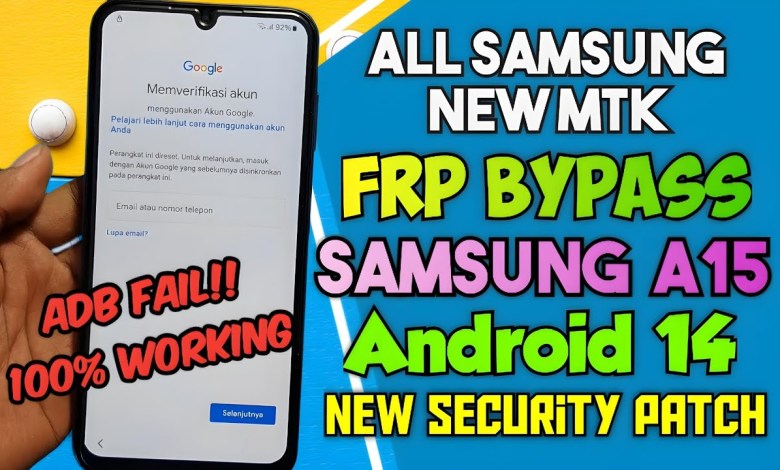 Unlock Samsung A15 and A15 5G with Android 14 FRP Bypass Unlock Samsung A15 and A15 5G with Android 14 FRP Bypass