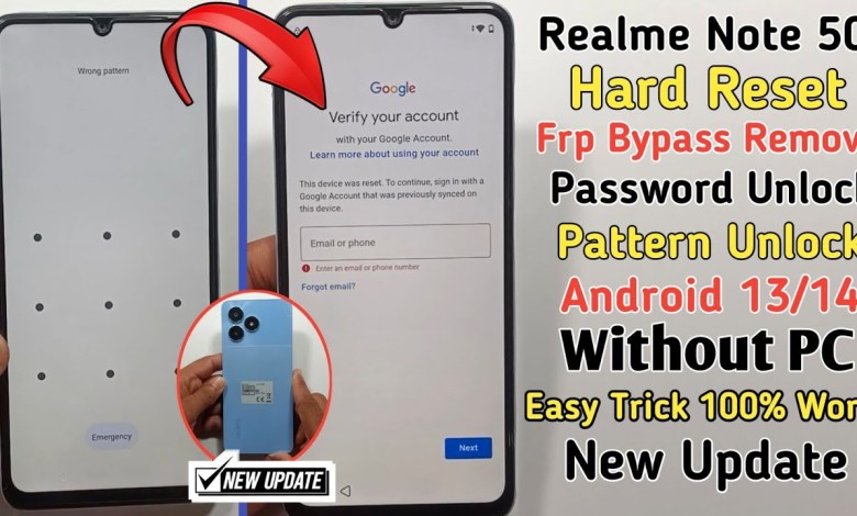 Realme Note 50 Hard Reset | Password Remove | Realme Realme Note 50 Hard Reset | Password Remove | Realme