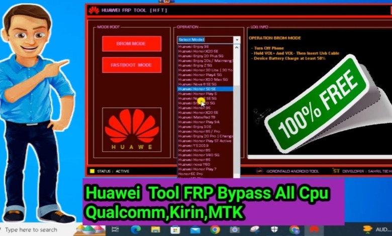 Huawei Tool FRP Bypass All Cpu Qualcomm,Kirin,MTK.. One Huawei Tool FRP Bypass All Cpu Qualcomm,Kirin,MTK.. One
