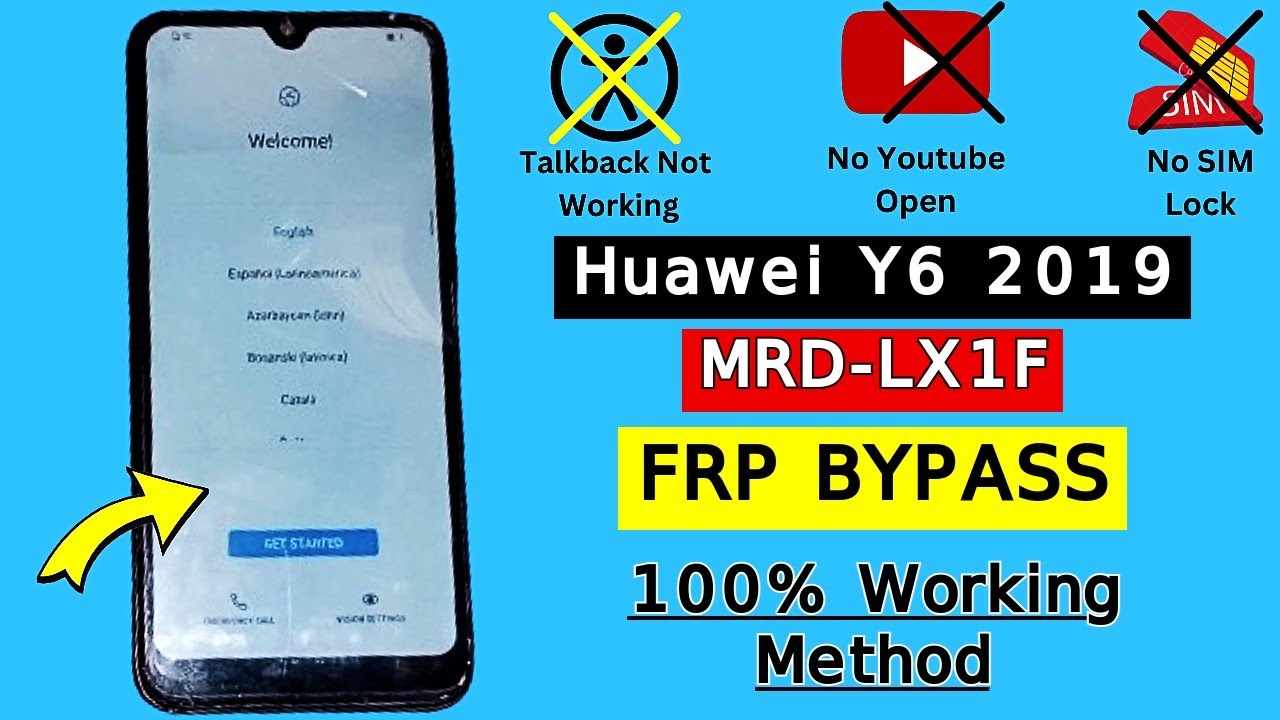 Huawei Y6 2019 FRP Bypass | Huawei (MRD-LX1F) Frp Huawei Y6 2019 FRP Bypass | Huawei (MRD-LX1F) Frp