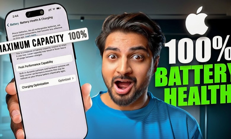 Unlock the Secret: How to Maintain 100% Battery Health Unlock the Secret: How to Maintain 100% Battery Health