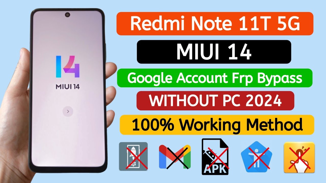 Redmi Note 11T 5G Frp Bypass MIUI14 WITHOUT PC | Latest Redmi Note 11T 5G Frp Bypass MIUI14 WITHOUT PC | Latest