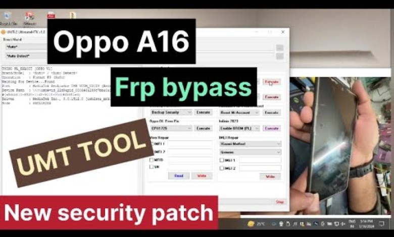 Oppo A16 (Cph2421) frp bypass umt tool || oppo A16 frp Oppo A16 (Cph2421) frp bypass umt tool || oppo A16 frp
