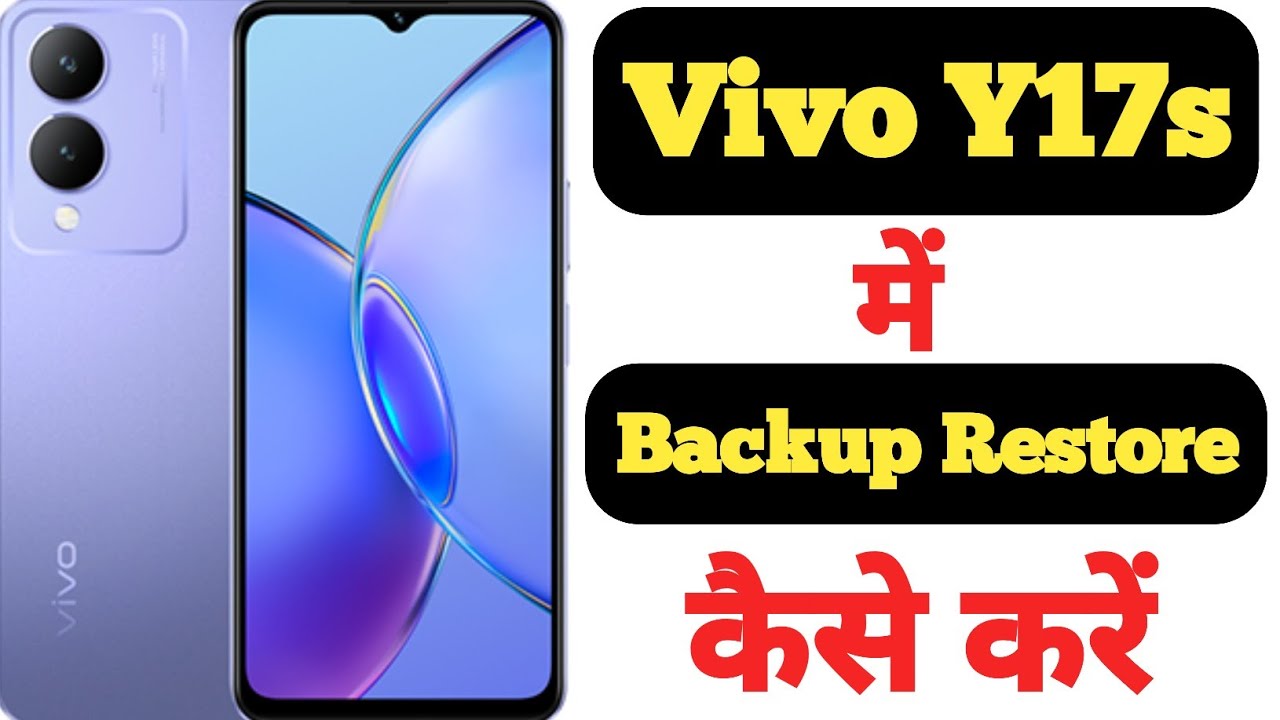 How to backup and restore data in Vivo Y17s || Vivo How to backup and restore data in Vivo Y17s || Vivo