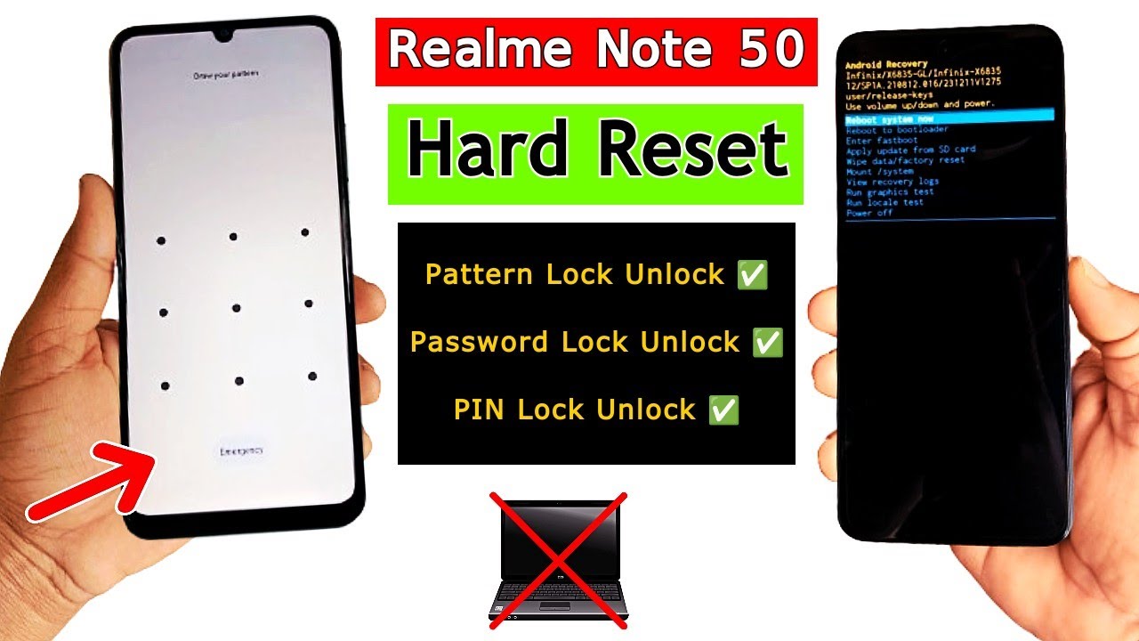 Realme Note 50 Hard Reset | Remove Forgot Realme Note 50 Hard Reset | Remove Forgot