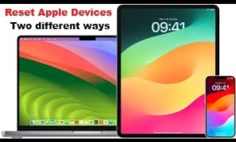 How to Reset Apple Device in two different ways || How to Reset Apple Device in two different ways ||