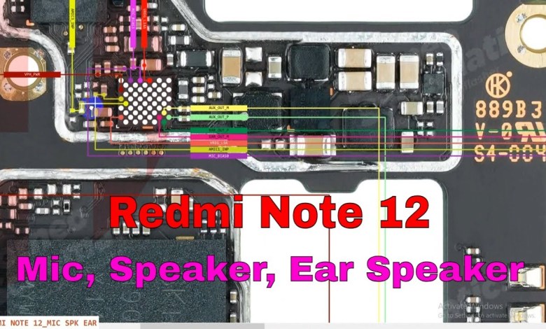 Xiaomi Redmi Note 12 Mic Speaker Ear Speaker Problem Xiaomi Redmi Note 12 Mic Speaker Ear Speaker Problem