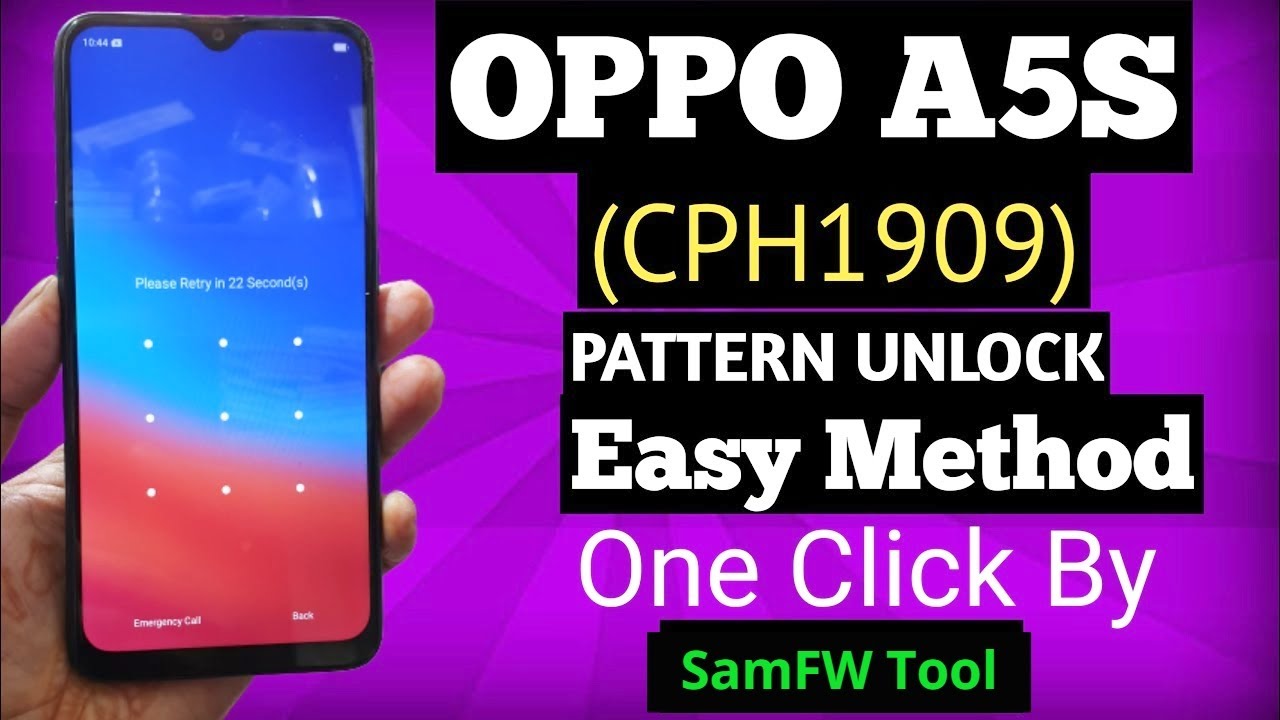 Oppo a5s lock Screen Password Reset Cph1909Remove Oppo a5s lock Screen Password Reset Cph1909Remove