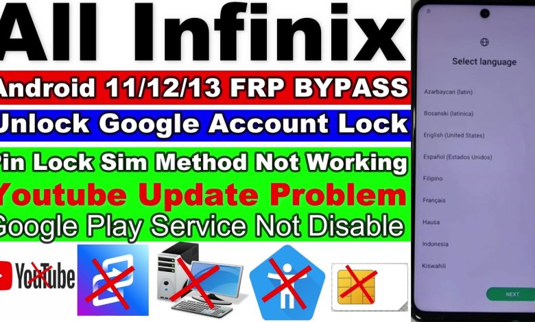 All Infinix FRP Bypass 2024 Youtube Update Problem | All Infinix FRP Bypass 2024 Youtube Update Problem |