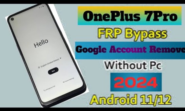 OnePlus 7/7Pro FRP Bypass | New Trick 2024 | OnePlus OnePlus 7/7Pro FRP Bypass | New Trick 2024 | OnePlus