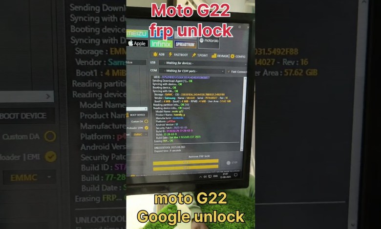 Unlocking Secrets: Bypass FRP on Moto G22 | Google Account Secrets Revealed! Unlocking Secrets: Bypass FRP on Moto G22 | Google Account Secrets Revealed!