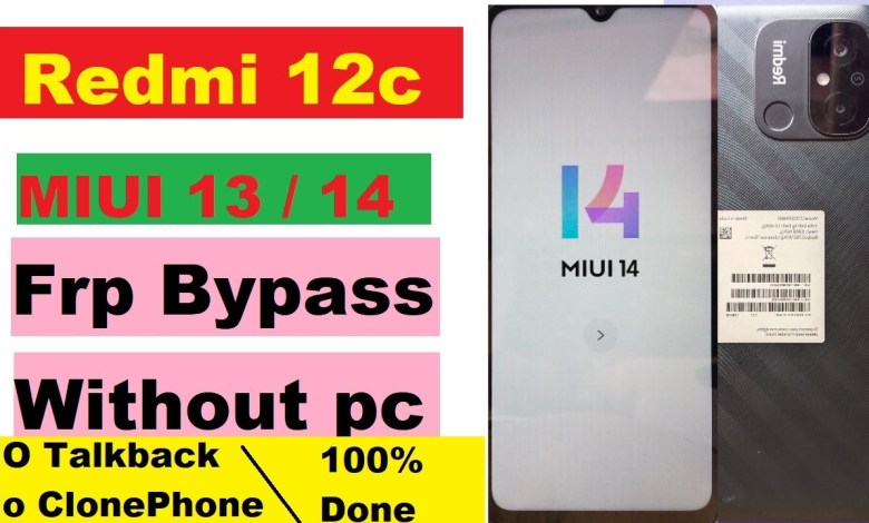 Redmi 12C FRP Bypass Android 13 ! MIUI v14 ! Without Redmi 12C FRP Bypass Android 13 ! MIUI v14 ! Without