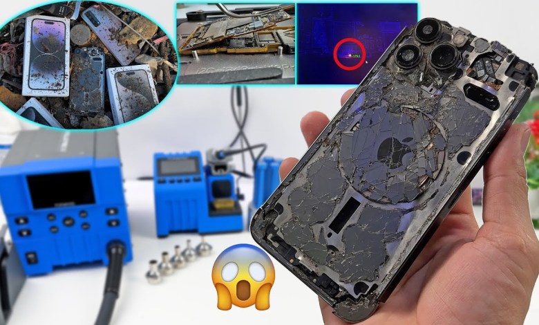 How i Restore Destroyed iPhone 13 Pro Max with New Set How i Restore Destroyed iPhone 13 Pro Max with New Set