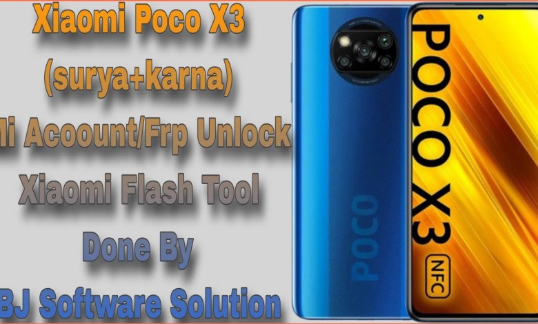 Xiaomi Poco X3 Mi Acoount and Frp Unlock With Xiaomi Xiaomi Poco X3 Mi Acoount and Frp Unlock With Xiaomi
