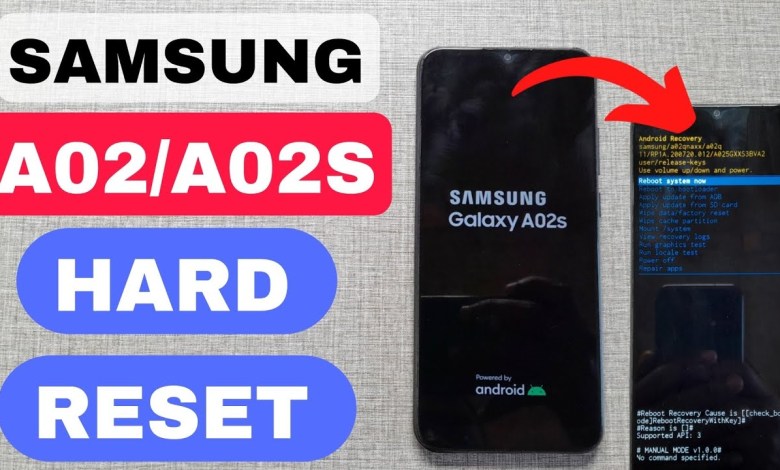 SAMSUNG A02/A02S HARD RESET ANDROID 11/12 WORK SAMSUNG A02/A02S HARD RESET ANDROID 11/12 WORK