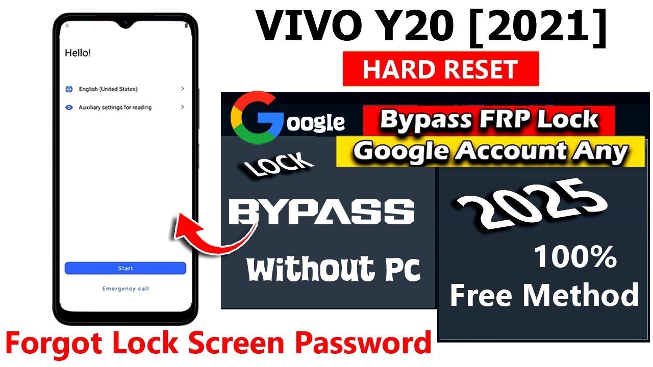 Unlocking Secrets: Easy Vivo Y20 Hard Reset & FRP Bypass on Android 12 Without a PC! Unlocking Secrets: Easy Vivo Y20 Hard Reset & FRP Bypass on Android 12 Without a PC!