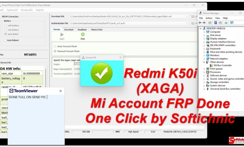 Redmi K50i (XAGA) Mi Account FRP Done One Click by Redmi K50i (XAGA) Mi Account FRP Done One Click by