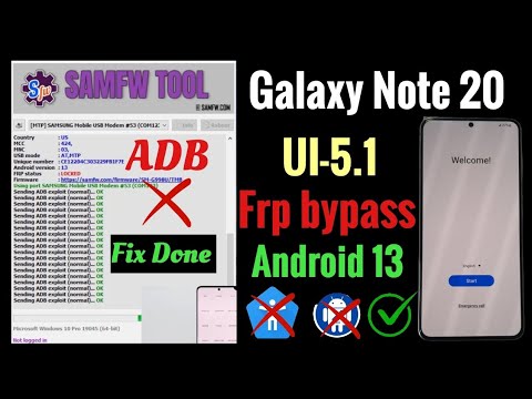 Galaxy Note 20, Note 20 Ultra, Frp Bypass ADB Failed Galaxy Note 20, Note 20 Ultra, Frp Bypass ADB Failed