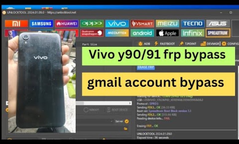 Vivo y90/91 frp bypass unlock tool / Vivo y90 / how to Vivo y90/91 frp bypass unlock tool / Vivo y90 / how to