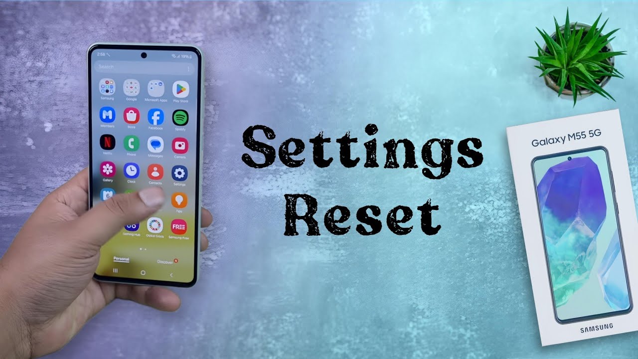 How to Reset Settings in Samsung Galaxy M55 | Samsung How to Reset Settings in Samsung Galaxy M55 | Samsung