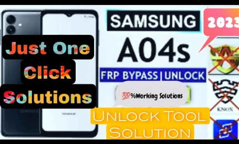 Samsung Galaxy A04S & All Samsung Galaxy Mobile FRP Samsung Galaxy A04S & All Samsung Galaxy Mobile FRP