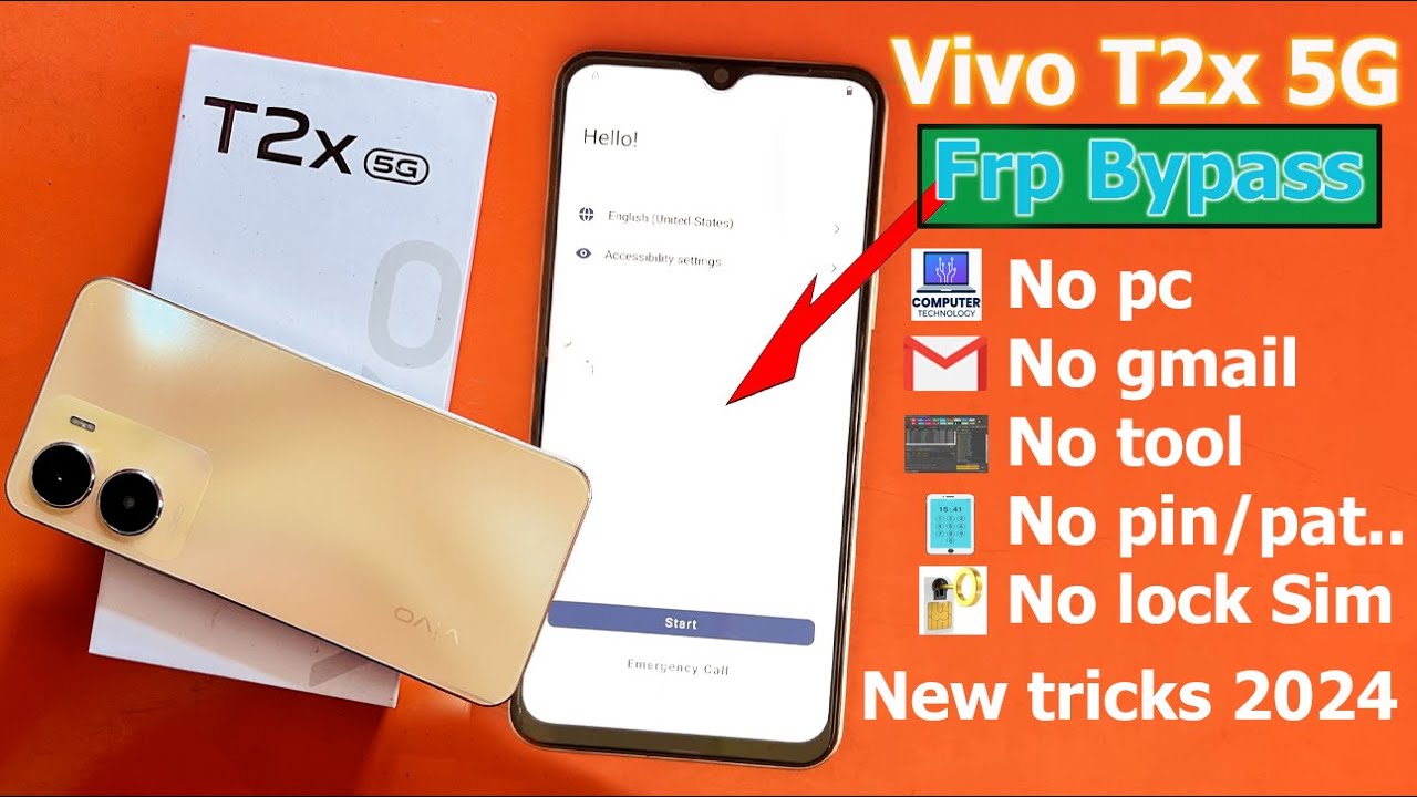 vivo t2x 5g frp bypass android 13 / without pc 2024 vivo t2x 5g frp bypass android 13 / without pc 2024