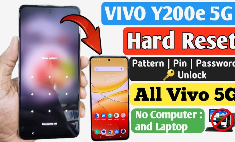 Vivo Y200e 5G Hard Reset | Vivo 5G Factory Reset | Vivo Vivo Y200e 5G Hard Reset | Vivo 5G Factory Reset | Vivo