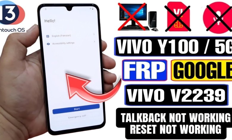 Vivo Y100 5G Frp Bypass Android 14 Without PC New Vivo Y100 5G Frp Bypass Android 14 Without PC New
