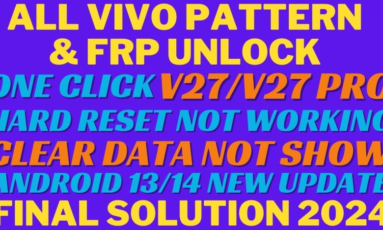 VIVO 2024 NEW SECURITY HARD RESET NOT WORKING CLEAR VIVO 2024 NEW SECURITY HARD RESET NOT WORKING CLEAR